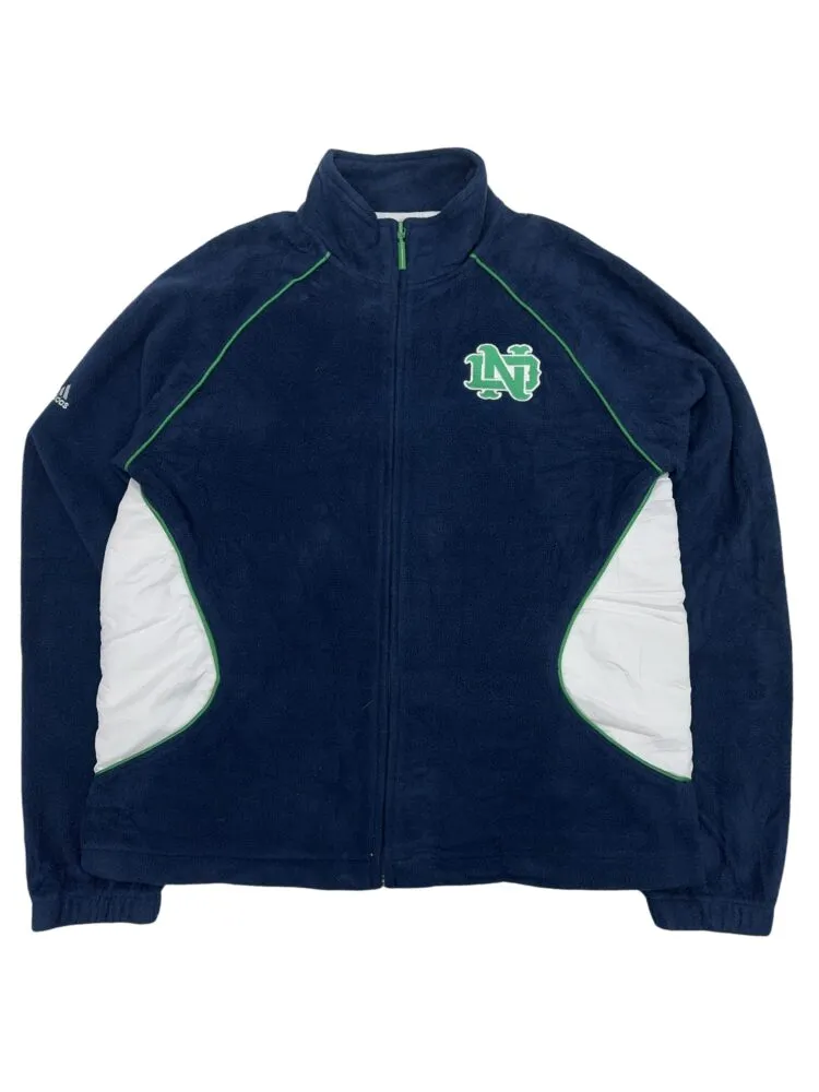 Adidas 3 striped gebraucht Fleece-Nylon Jacke Herren 9835