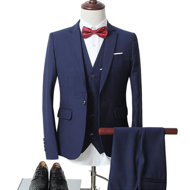 Anzug Herren Blazer + Hosen Plus Größe 6xl Männliche Mantel