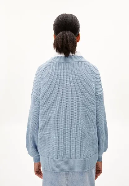 Armedangels Damen Pullover Haayle morning sky