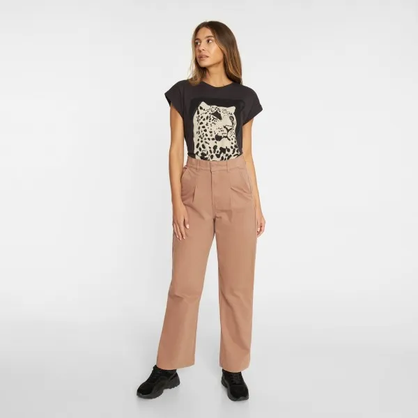 Dedicated Damen Hose Uddevalla wood brown