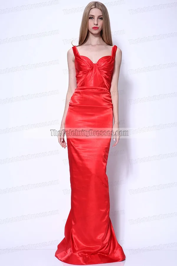 Dita Von Teese Rote Prom Kleid Festlich Festkleid