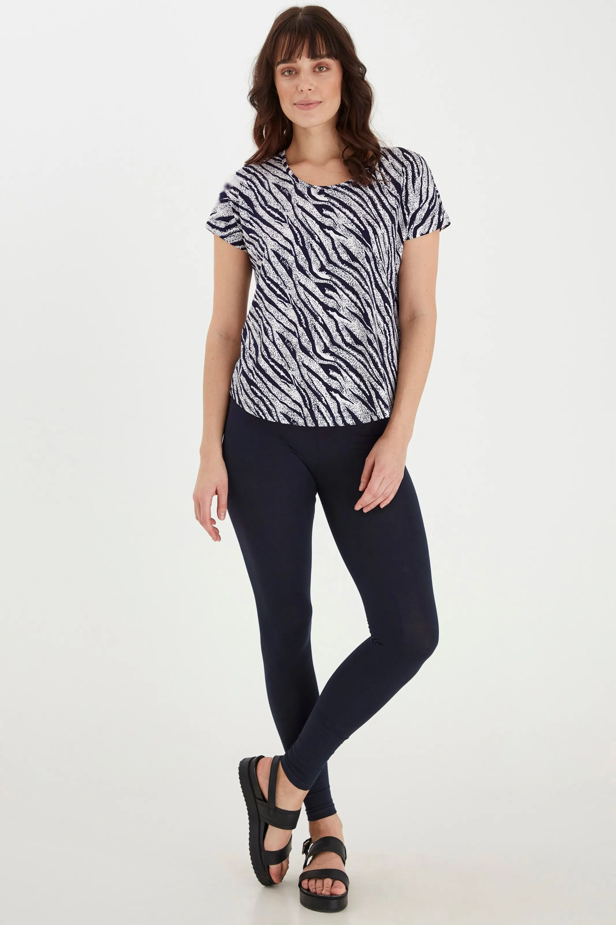 Fransa Shirt in Schwarz