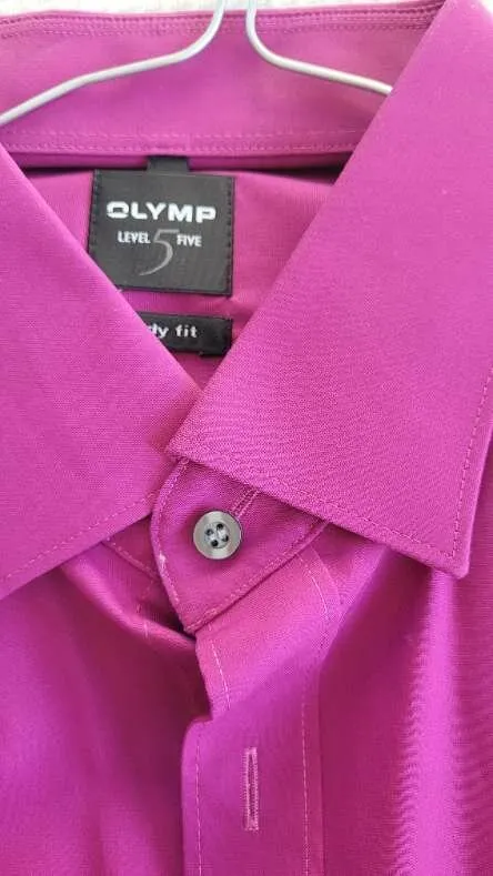 Level 5 Business Hemd Gr. 42 Pink Damen Baumwolle
