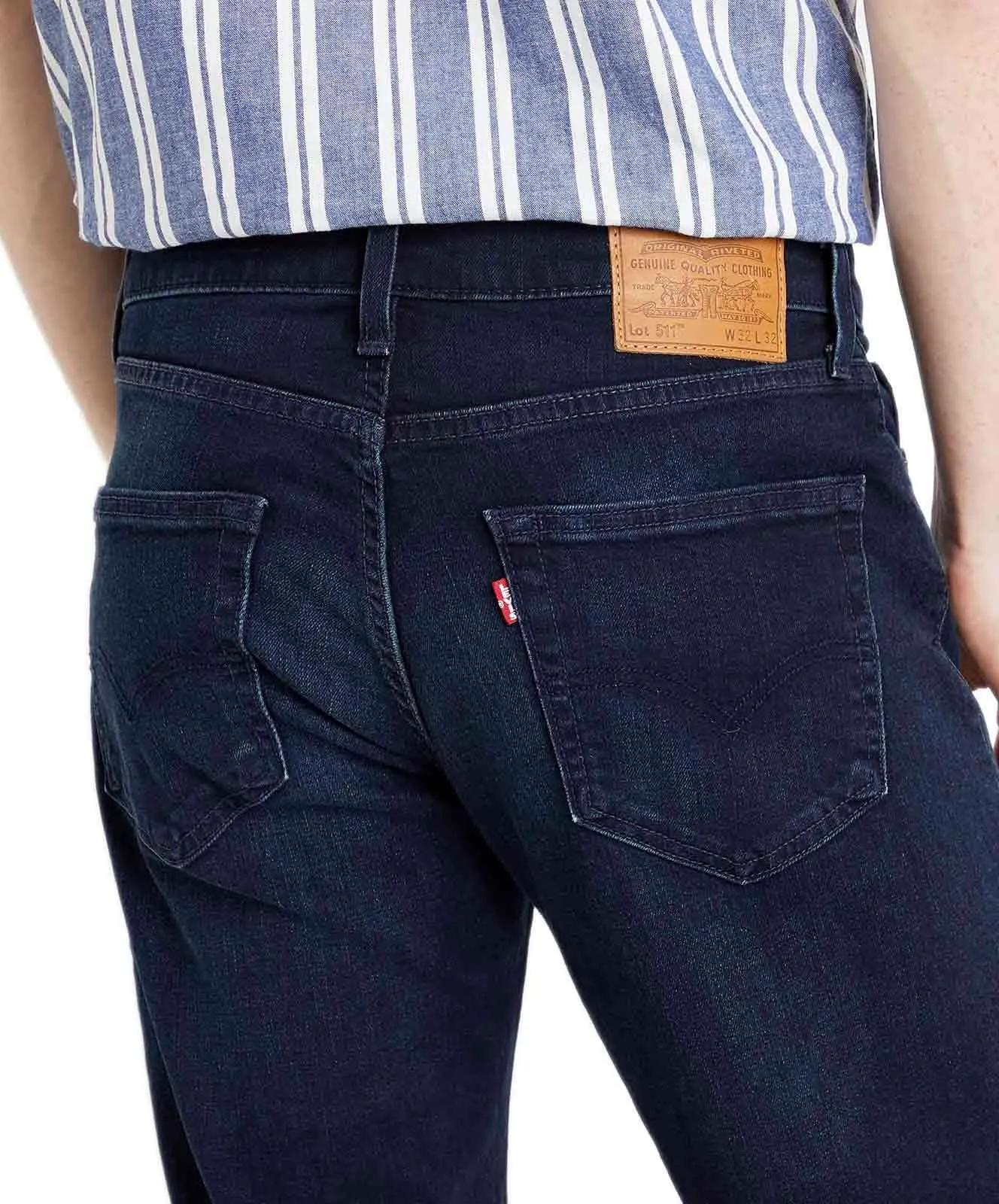 Levi’s 511 Herren Jeans Slim Fit in dunklem Blueridge