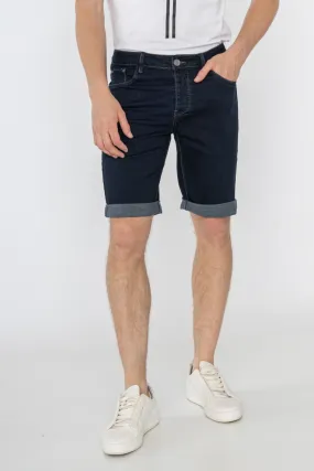 Rohblaue Denim-Shorts für Herren