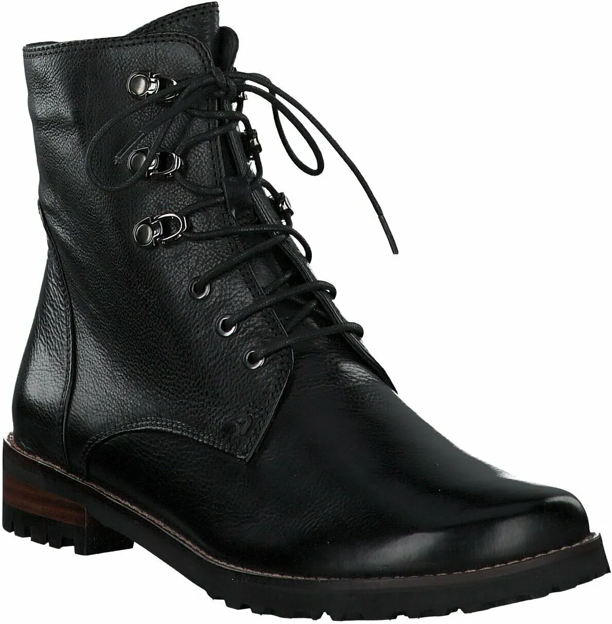 Schnür-Stiefeletten für Damen 105001901453 (Schwarz)
