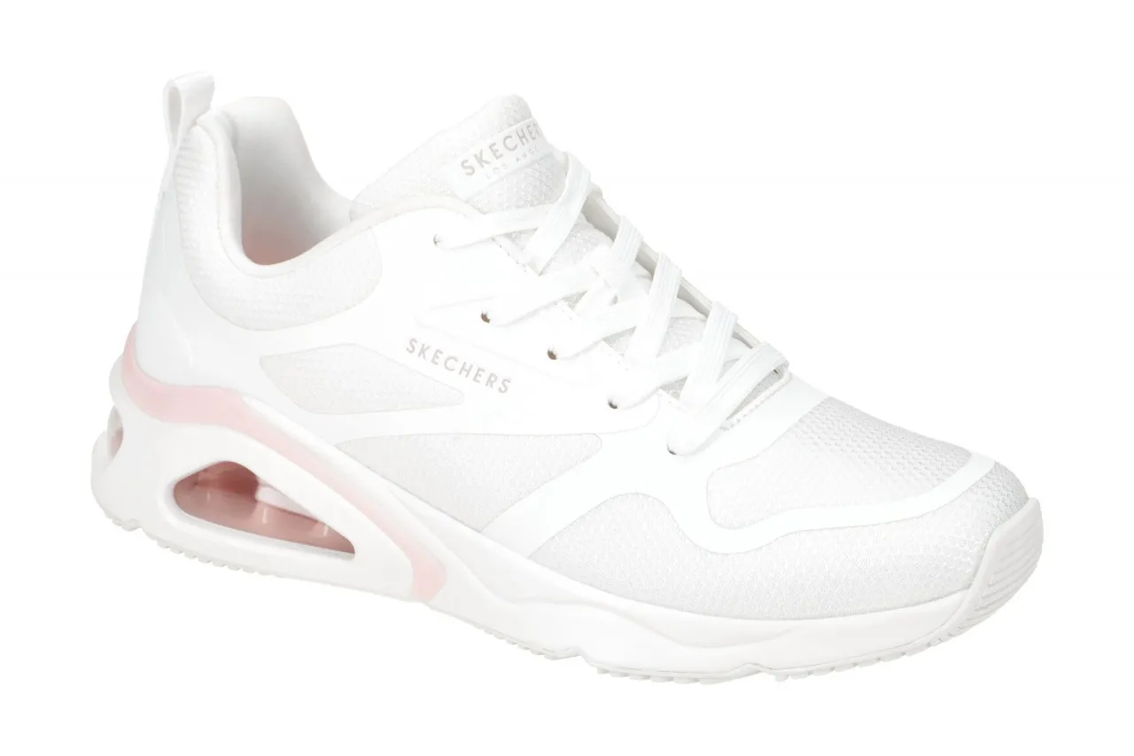 Skechers UNO Schuhe weiß rosa Damen Sneakers 177420