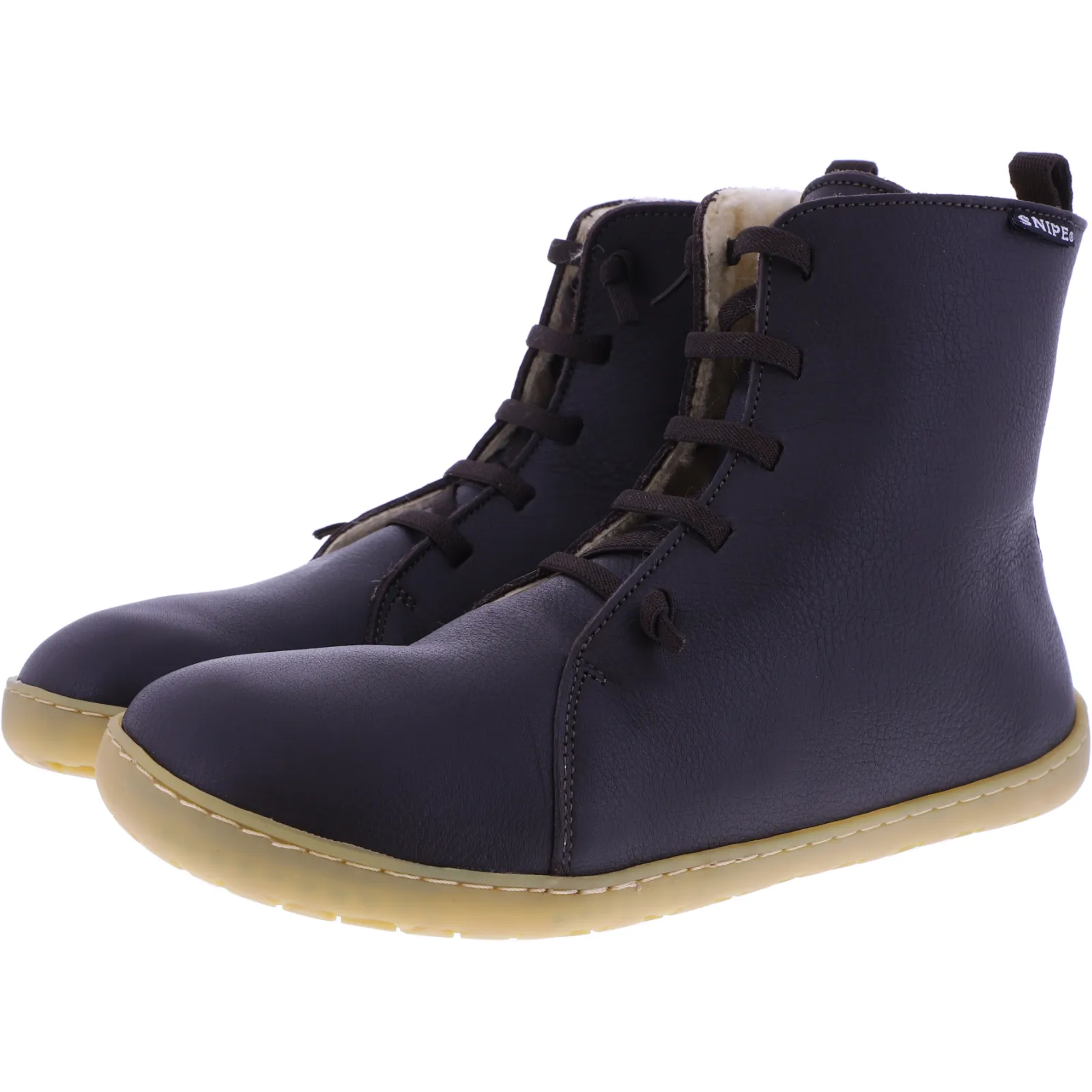 Snipe | Barefoot Boots | Saxo-Dunkelbraun | Leder-Lammfellfutter | 05286-012 | Herren Stiefeletten