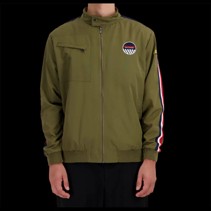 Steve McQueen jacke Le Mans Racing Vintage Khaki SQ232JAM01-324 - herren