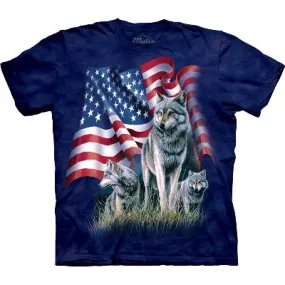 The Mountain T-Shirt - Wolf Flag