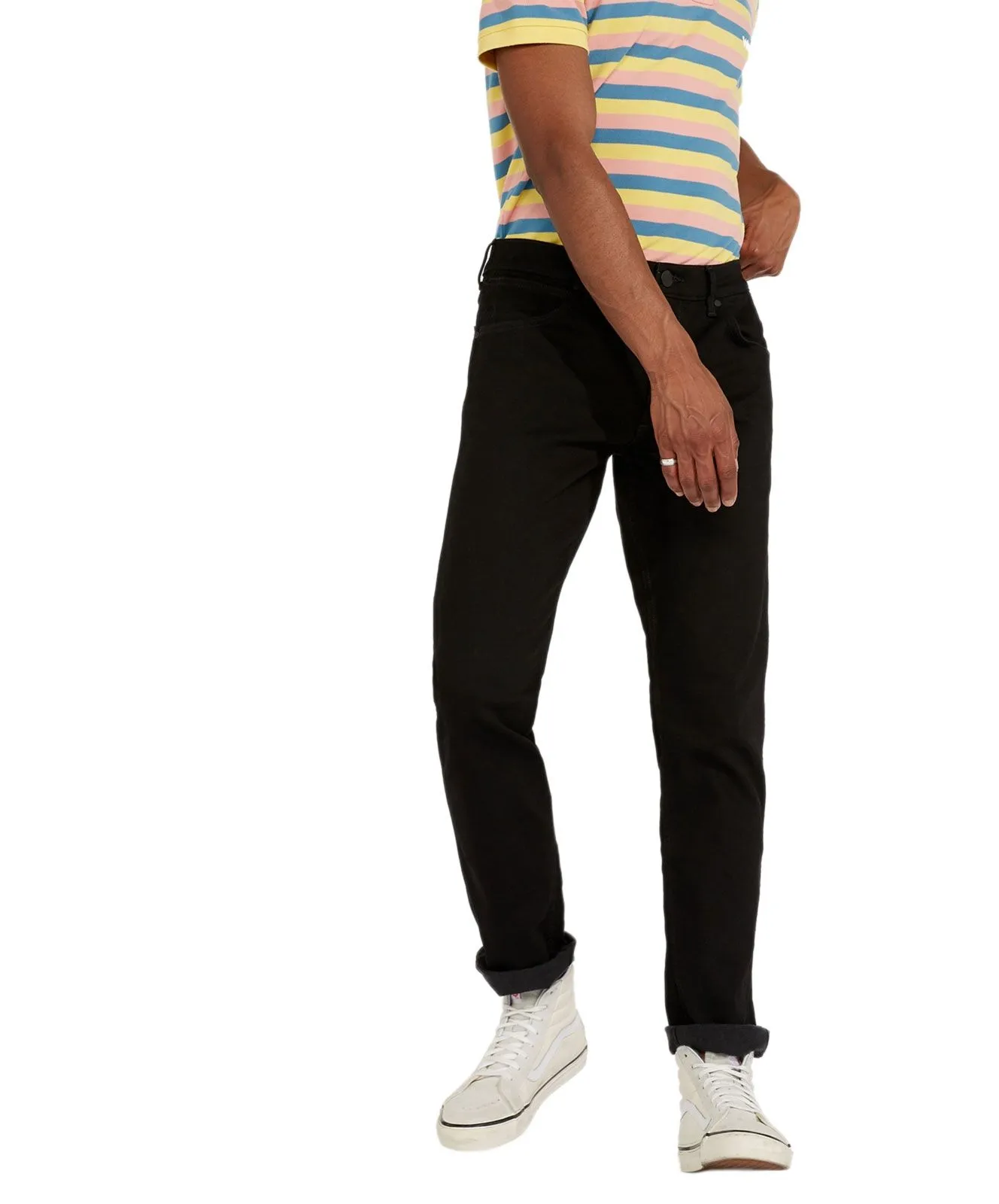 Wrangler Herren Jeans Greensboro in Schwarz